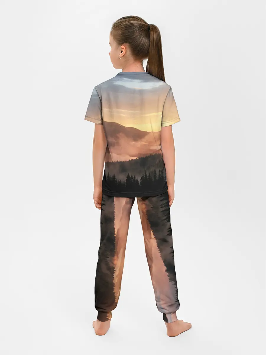 Детская пижама с брюками / ВЕЛЕС | РУНЫ | RUNES