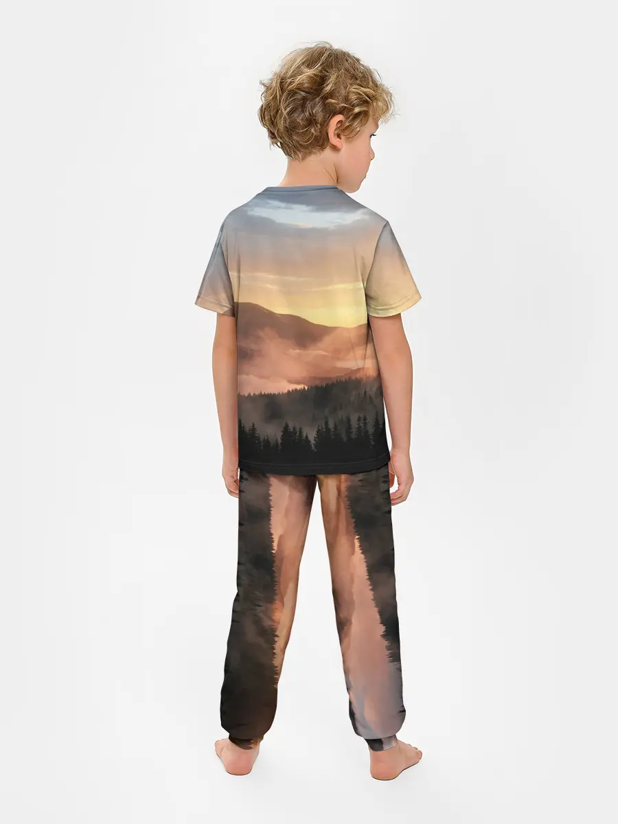 Детская пижама с брюками / ВЕЛЕС | РУНЫ | RUNES