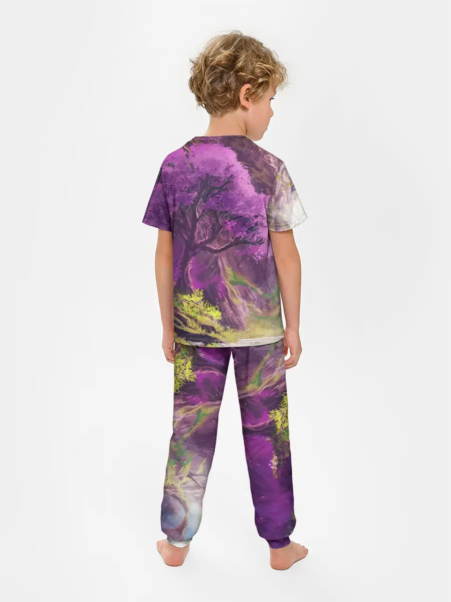 Детская пижама с брюками / ДЕРЕВО САКУРЫ