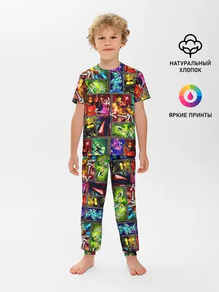 Детская пижама с брюками / Джоджо пендлетон хамон паттерн