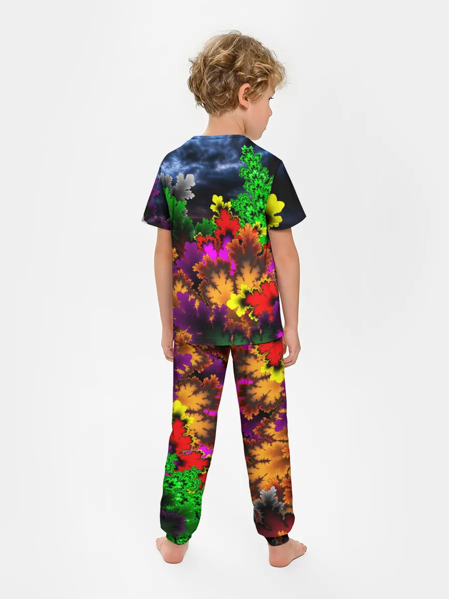 Детская пижама с брюками / КИСЛОТНАЯ АБСТРАКЦИЯ