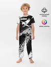Детская пижама с брюками / Haikyuu!! Ворон иероглиф
