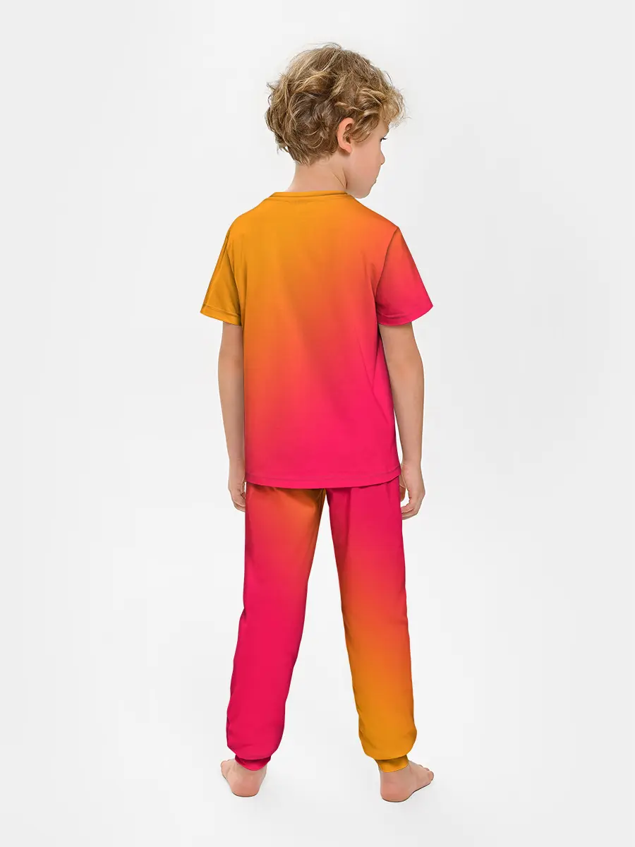 Детская пижама с брюками / ГРАДИЕНТ И НИЧЕГО ЛИШНЕГО