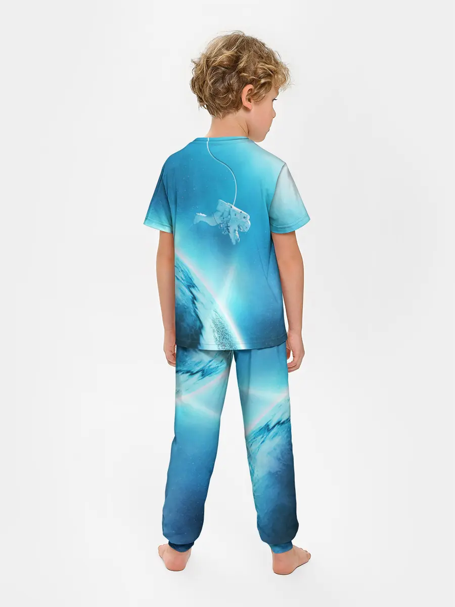 Детская пижама с брюками / КОСМОНАВТ