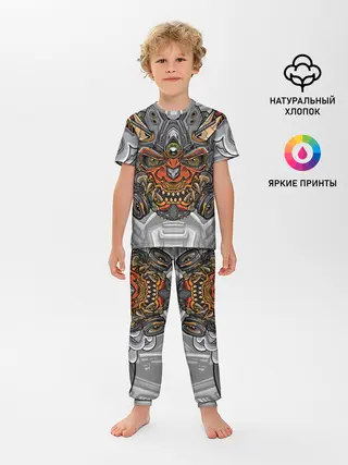 Детская пижама с брюками / Cyber Samurai
