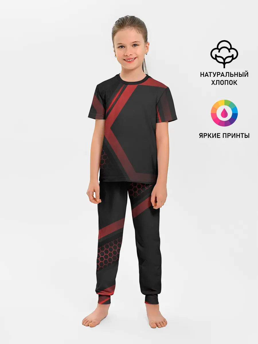 Детская пижама с брюками / Neon armor