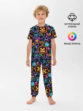 Детская пижама с брюками / Halloween