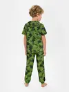 Детская пижама с брюками / Камуфляж Черепа | Текстура