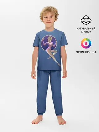 Детская пижама с брюками / Gymnastics on the rings