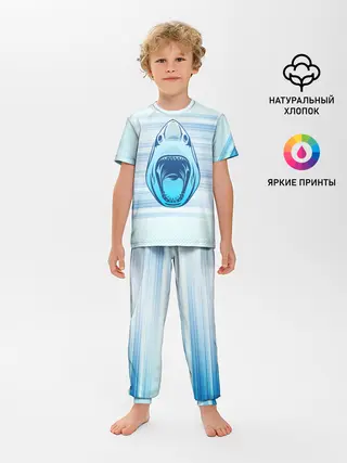 Детская пижама с брюками / Акула