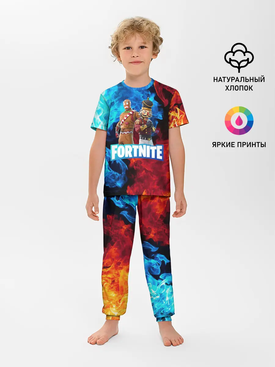 Детская пижама с брюками / Фортнайт