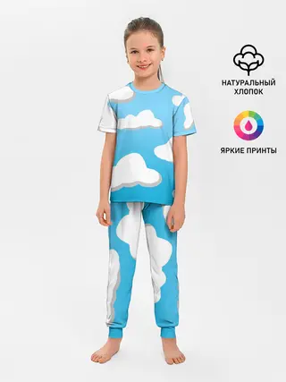 Детская пижама с брюками / Небо