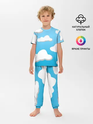 Детская пижама с брюками / Небо