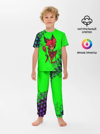 Детская пижама с брюками / Hazbin Hotel Alastor