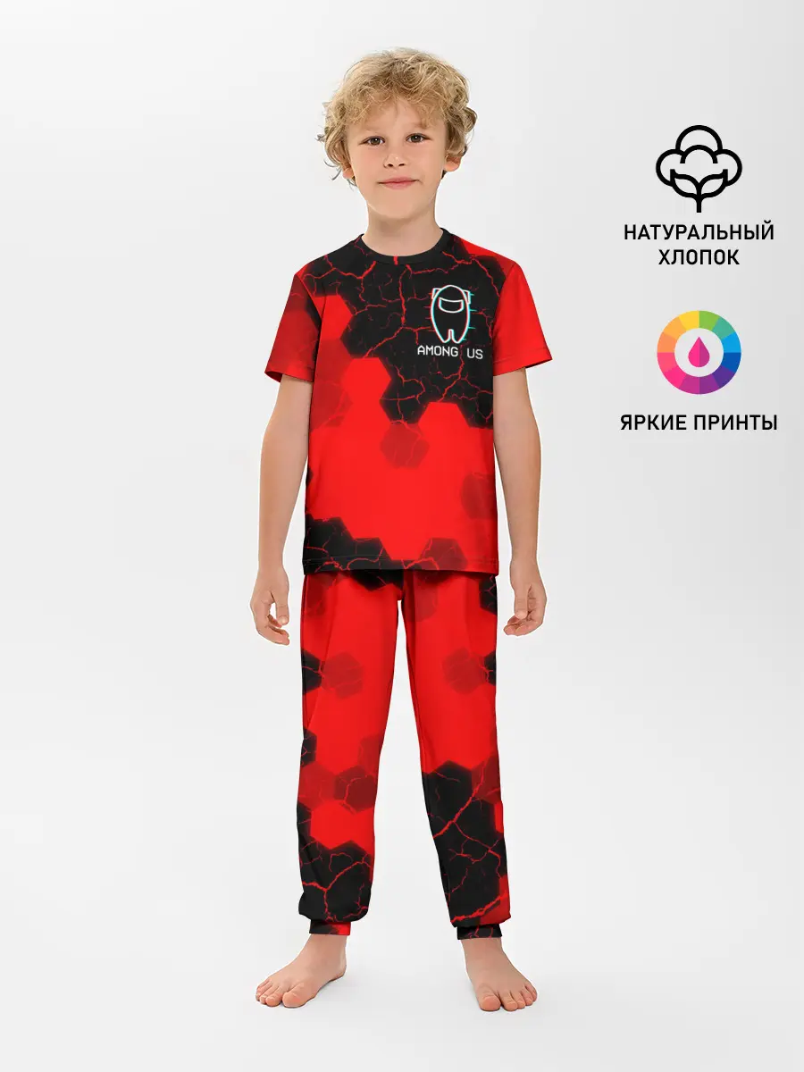 Детская пижама с брюками / AMONG US / АМОНГ АС