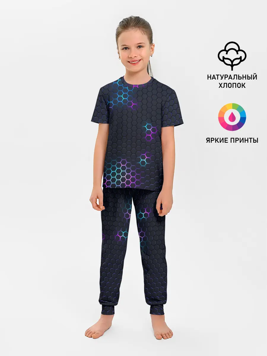 Детская пижама с брюками / НЕОНОВАЯ БРОНЯ | НЕО БРОНЯ