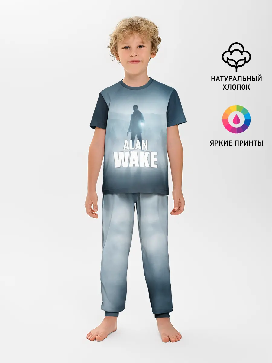 Детская пижама с брюками / Alan Wake Video Game Art