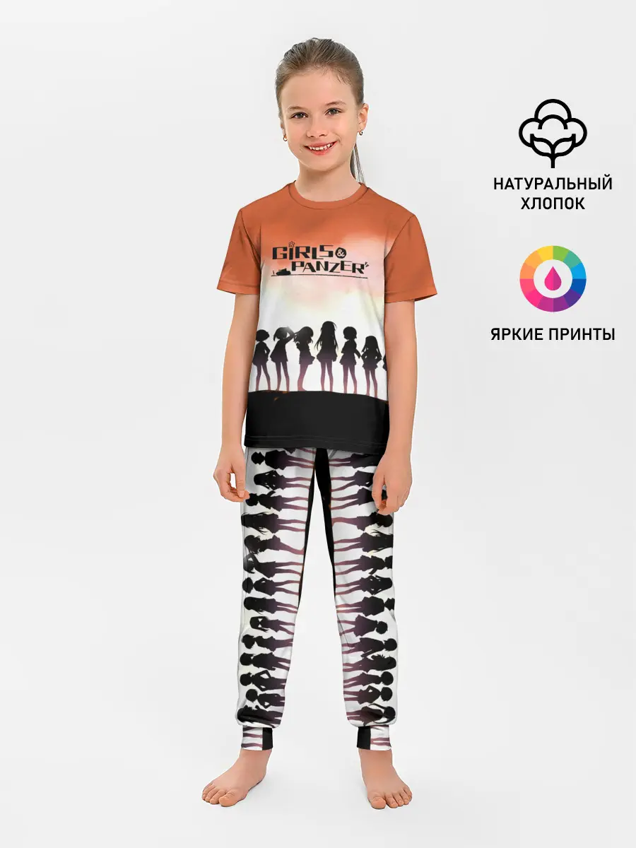 Детская пижама с брюками / Girls und Panzer | Poster