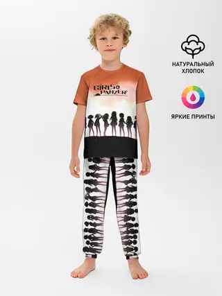 Детская пижама с брюками / Girls und Panzer | Poster