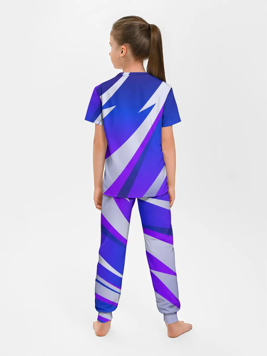 Детская пижама с брюками / SPORT STYLE BLUE