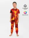 Детская пижама с брюками / Пламенный