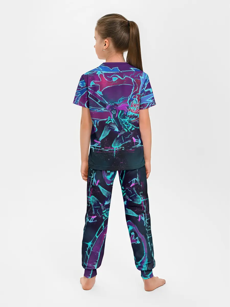 Детская пижама с брюками / lol kda akali