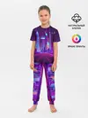 Детская пижама с брюками / НЕОНОВЫЙ ГОРОД