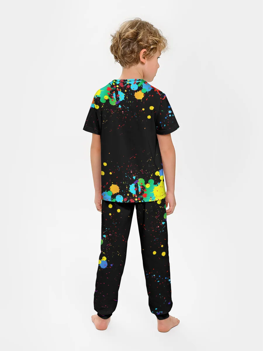 Детская пижама с брюками / Pop Tubes, поп трубка pop it