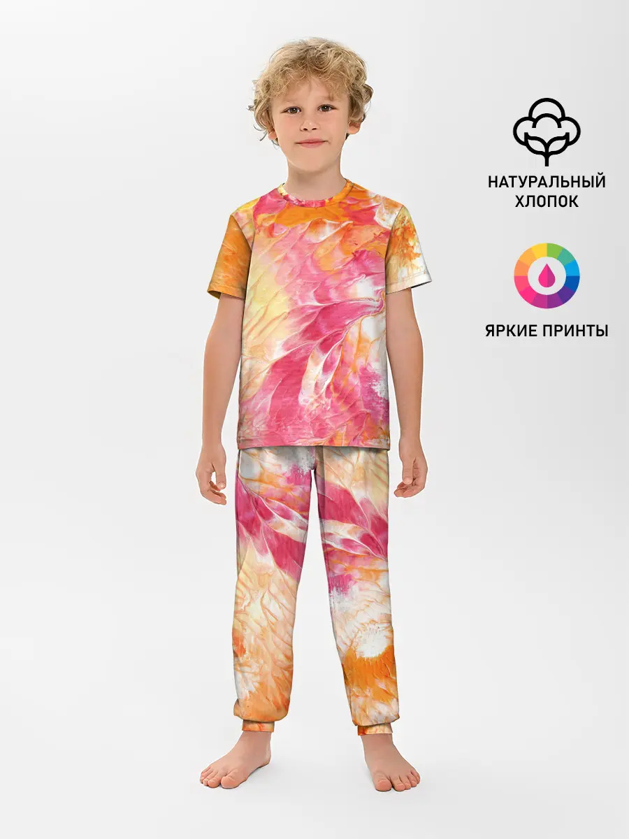 Детская пижама с брюками / Яркая | Bright colors