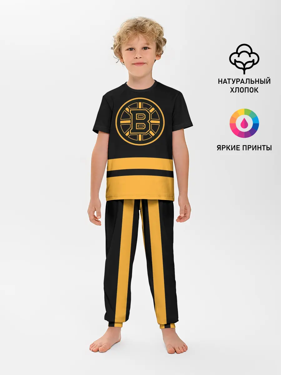 Детская пижама с брюками / Бостон Брюинз НХЛ