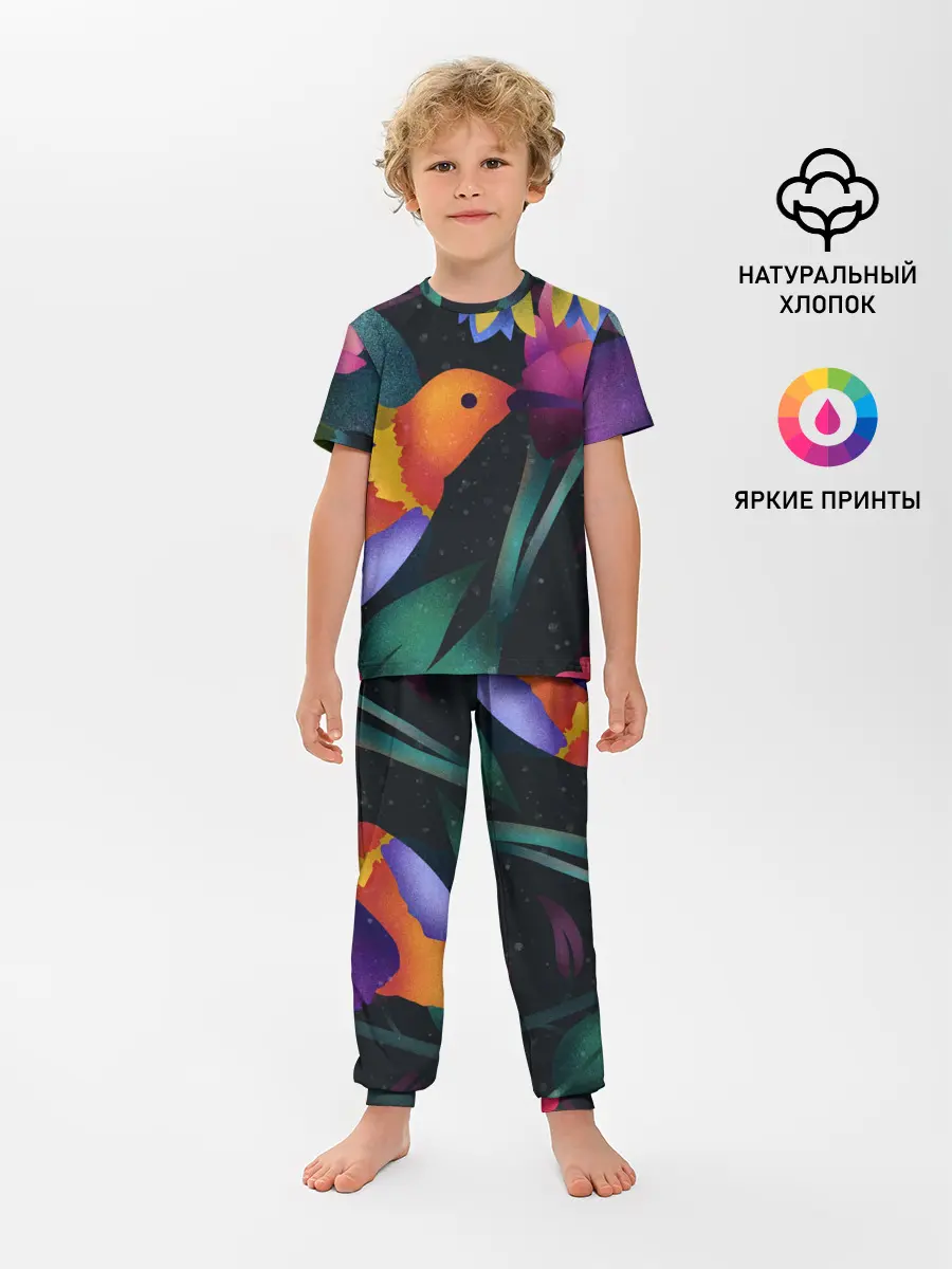 Детская пижама с брюками / Колибри