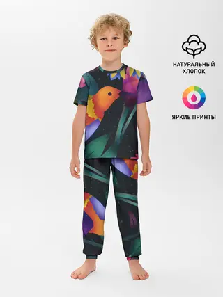 Детская пижама с брюками / Колибри