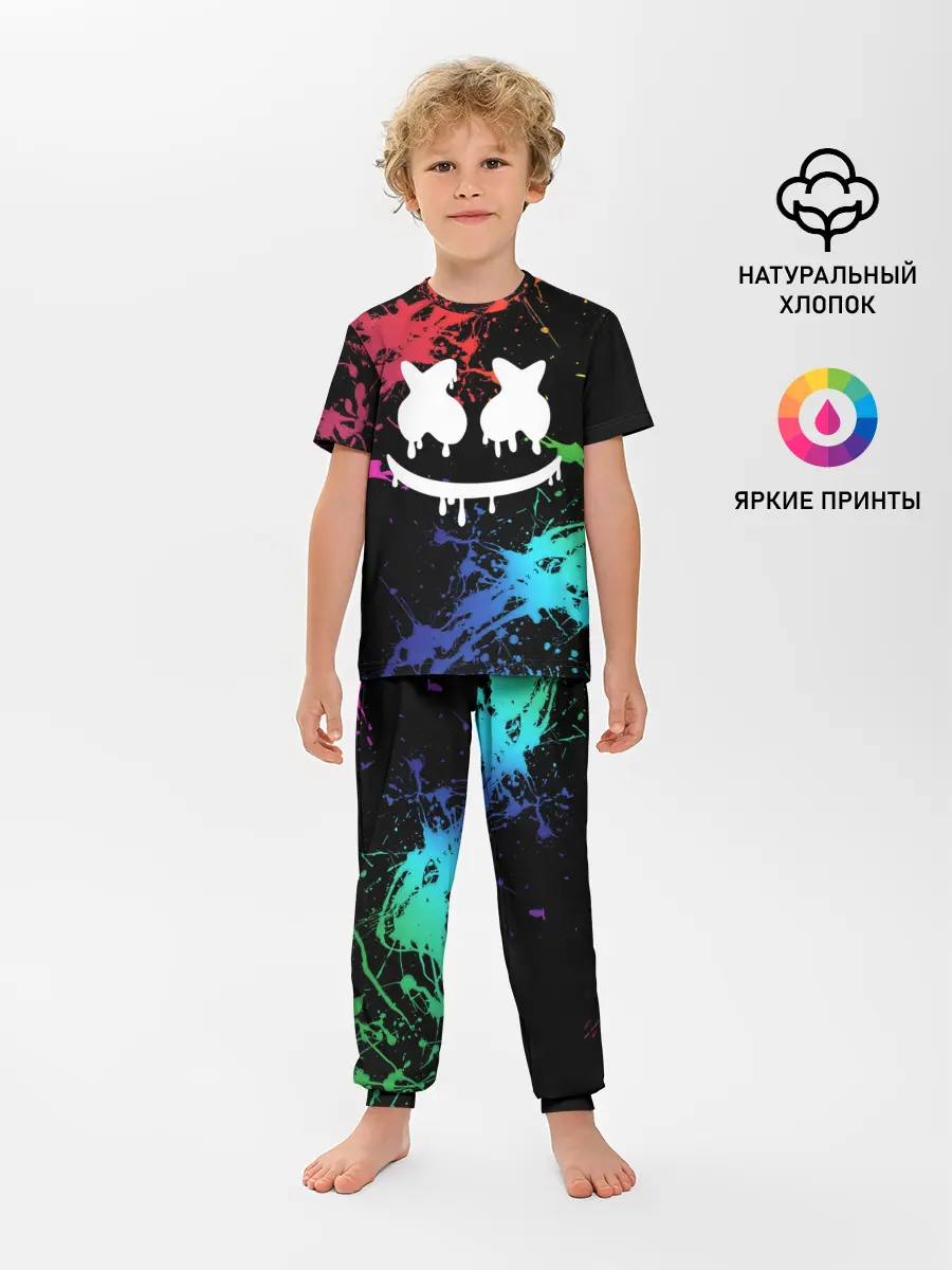 Детская пижама с брюками / Marshmello