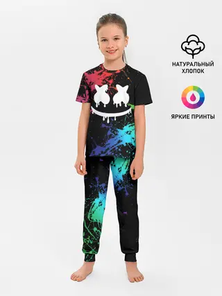 Детская пижама с брюками / Marshmello