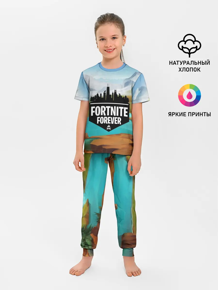 Детская пижама с брюками / Fortnite Forever