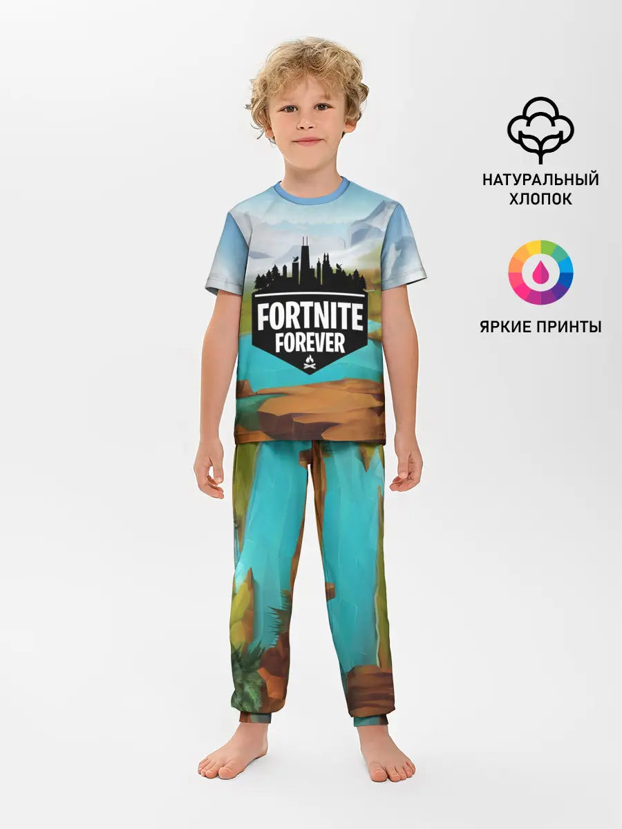 Детская пижама с брюками / Fortnite Forever
