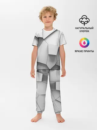 Детская пижама с брюками / Слом плитки