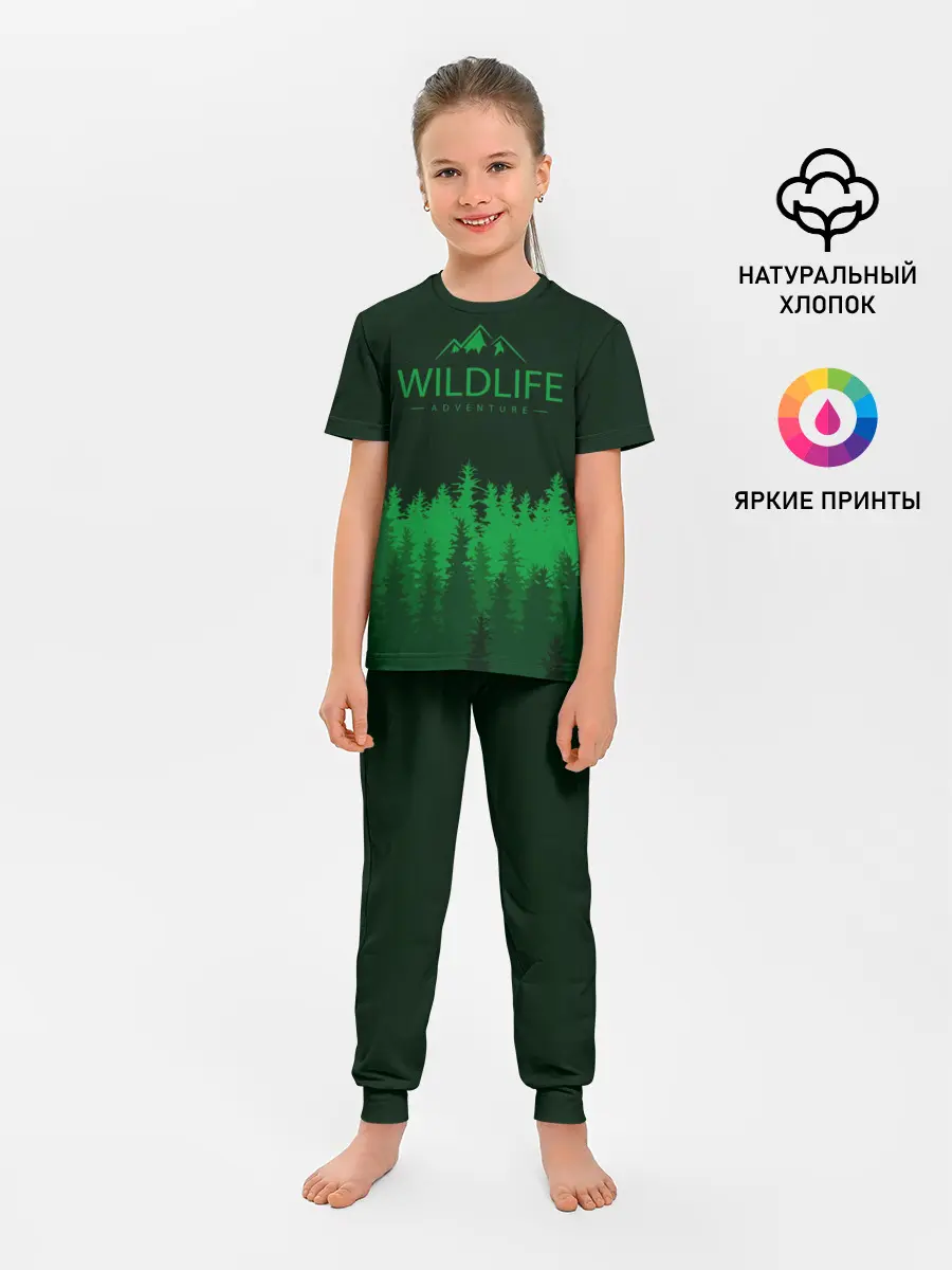 Детская пижама с брюками / adventure