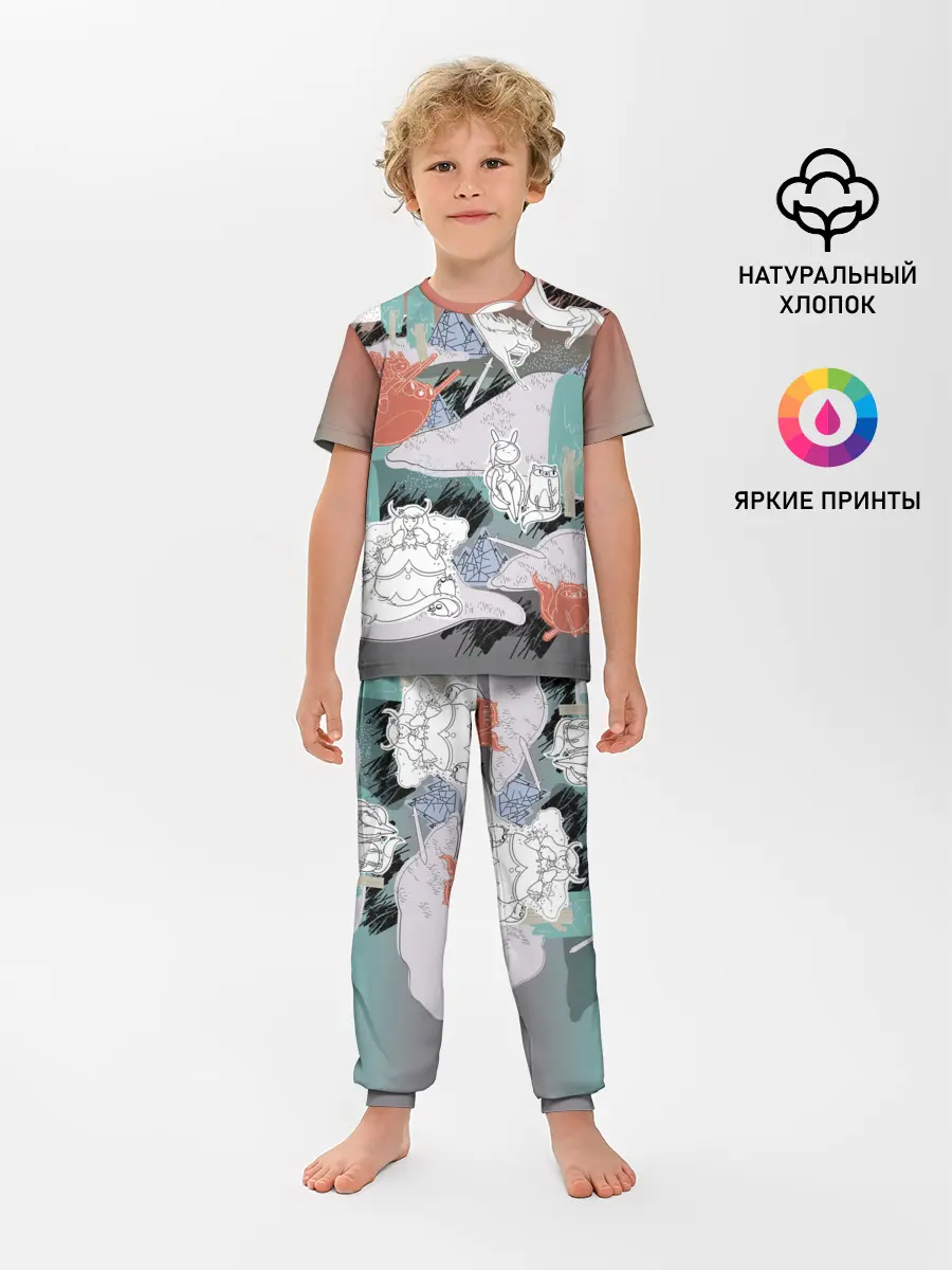 Детская пижама с брюками / Время Приключений