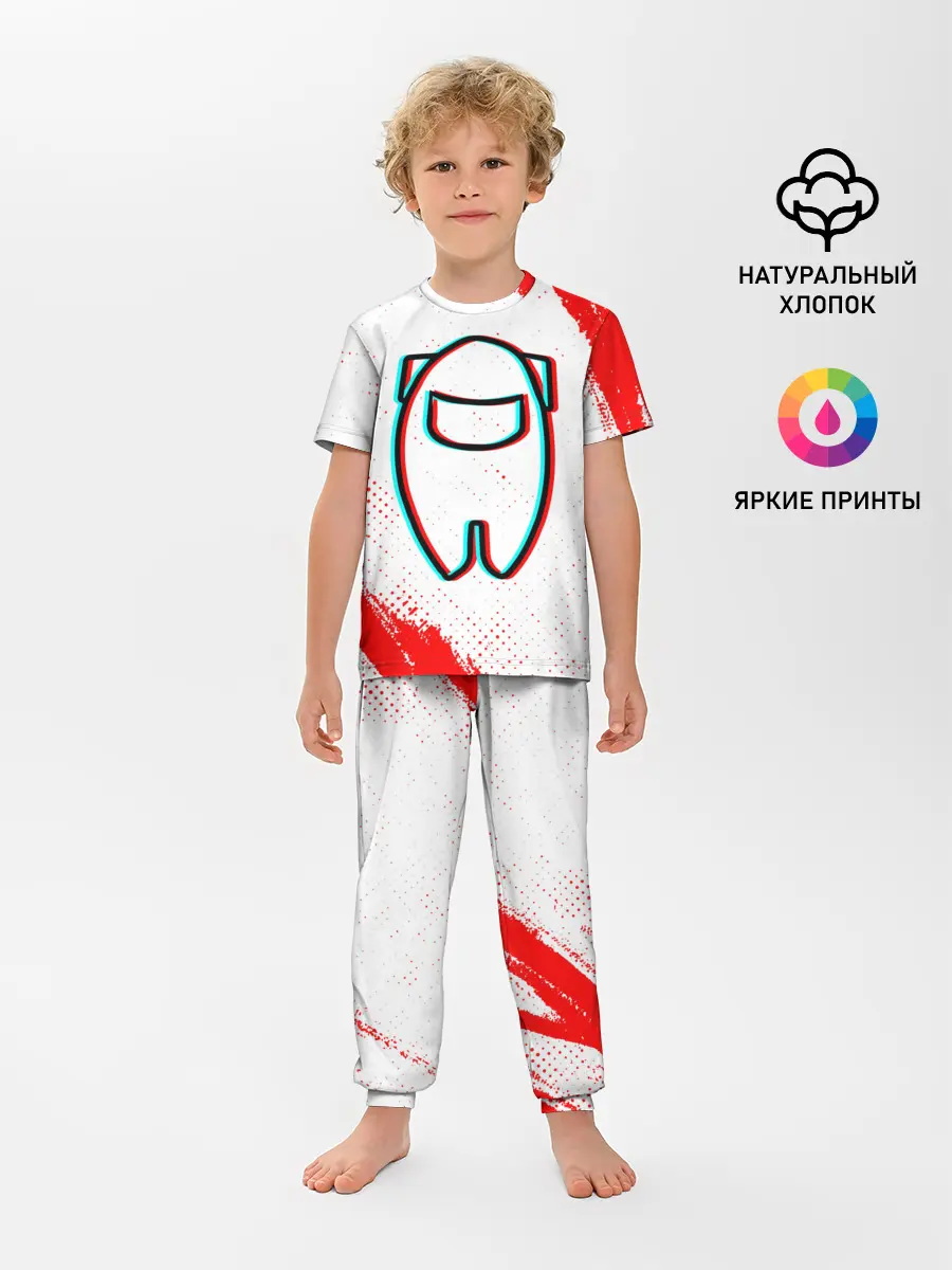 Детская пижама с брюками / AMONG US / АМОНГ АС
