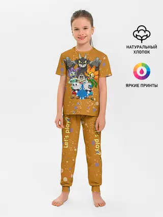 Детская пижама с брюками / cuphead