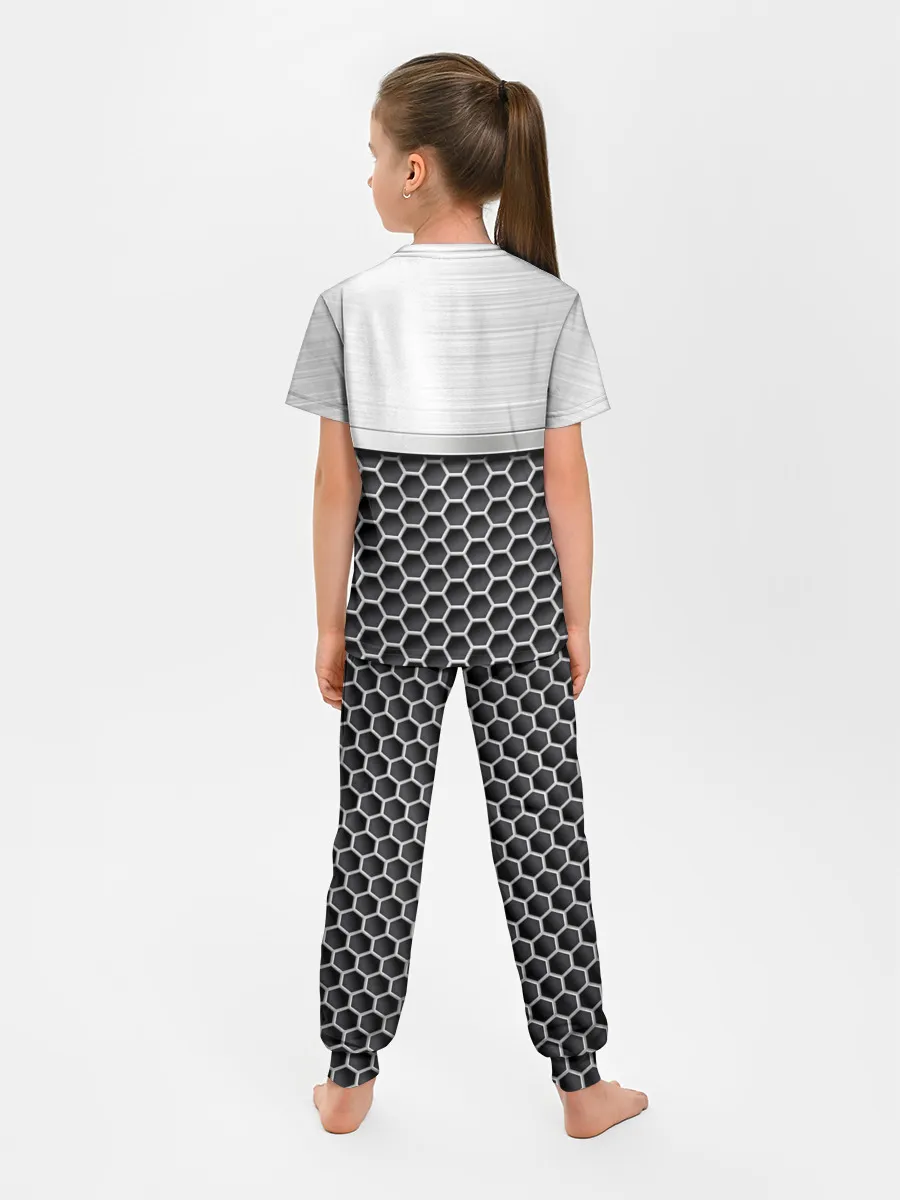 Детская пижама с брюками / Toyota | Стальная решетка