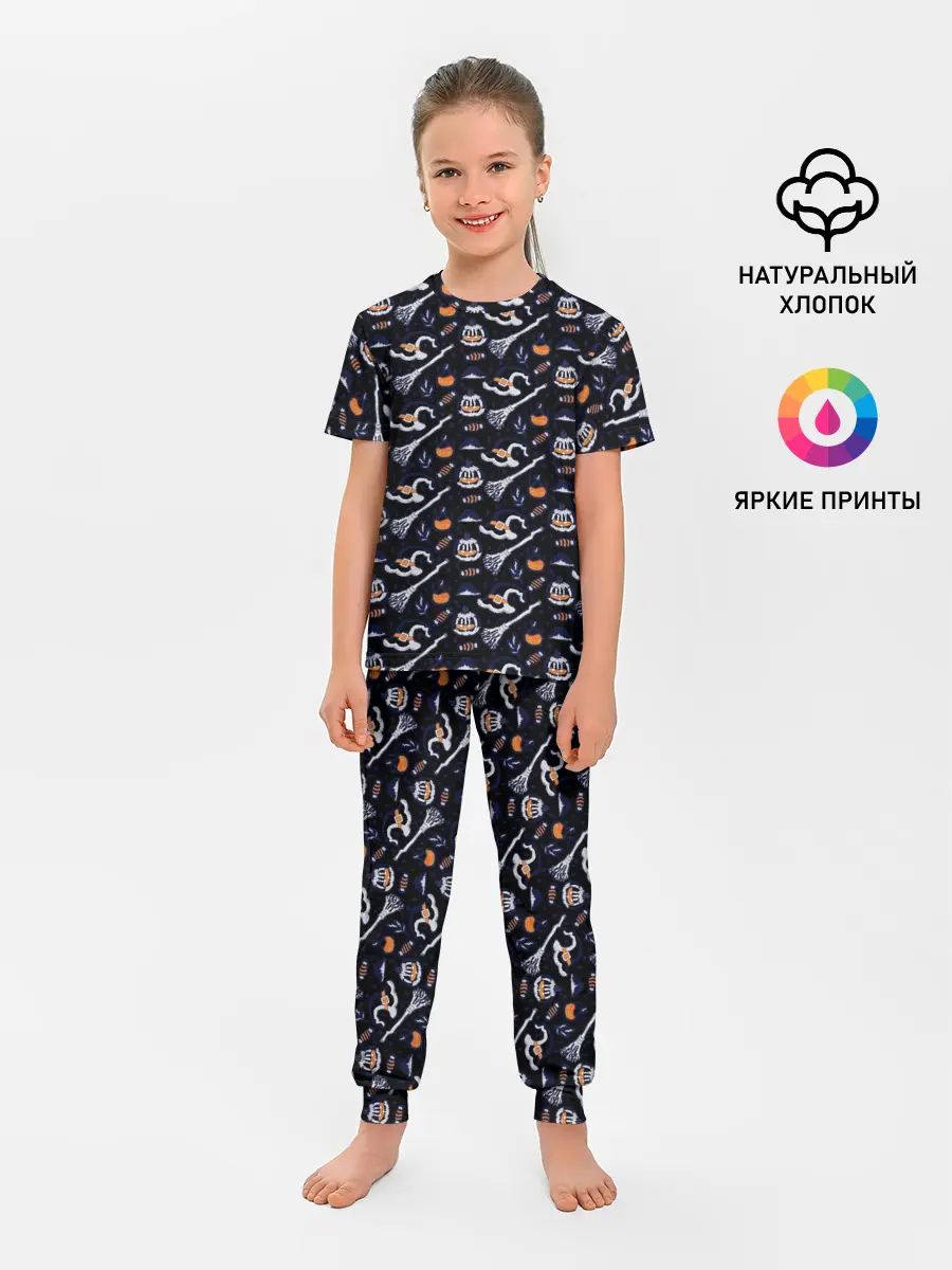 Детская пижама с брюками / Patern Halloween 6