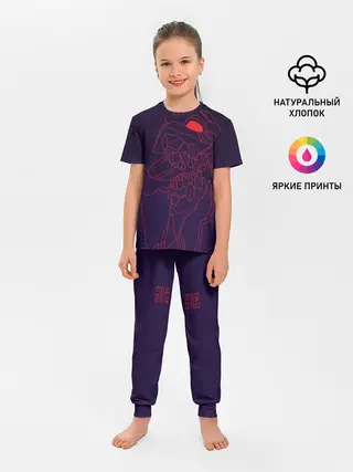 Детская пижама с брюками / Евангилион