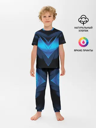 Детская пижама с брюками / Абстракция