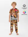 Детская пижама с брюками / Самурайский тигр