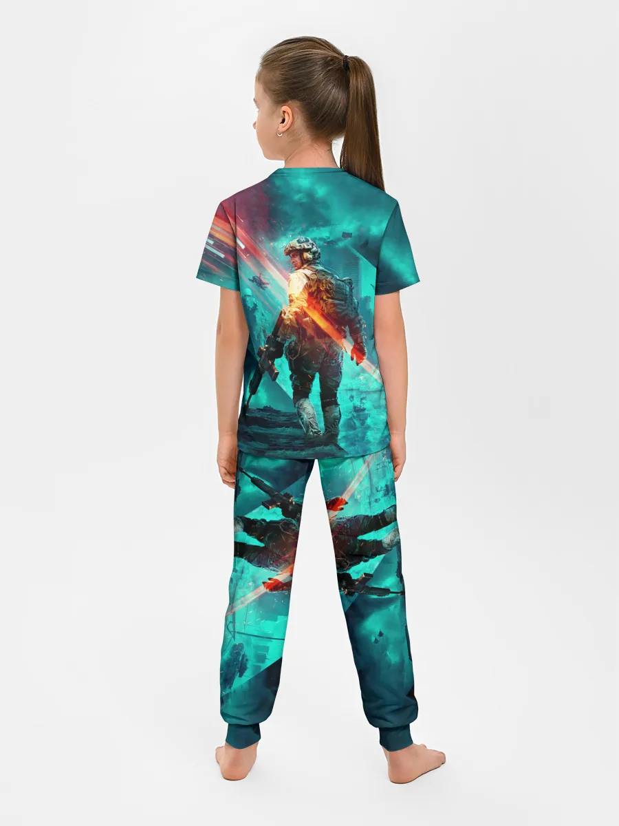 Детская пижама с брюками / Battlefield 2042 игровой арт