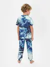 Детская пижама с брюками / Абстракция смешивание разводы