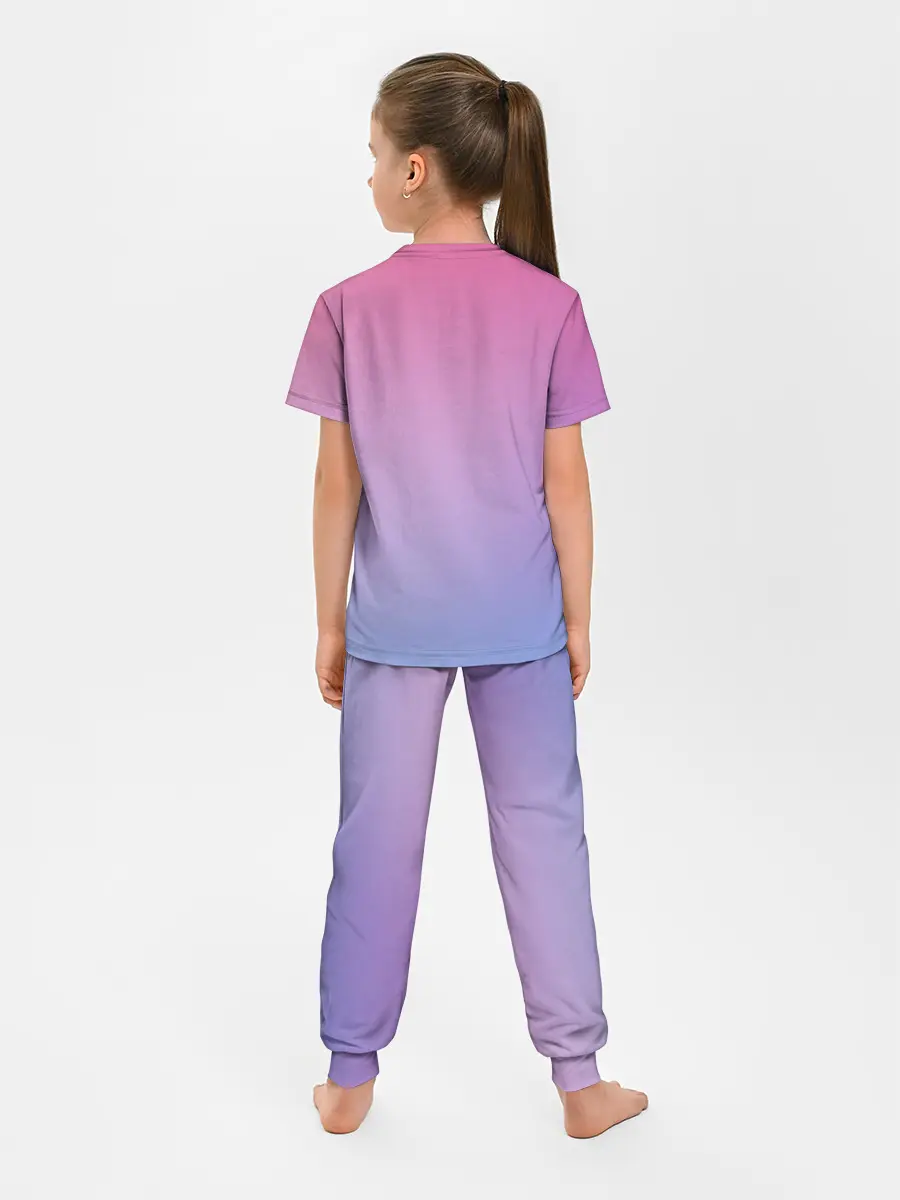 Детская пижама с брюками / Восход солнца