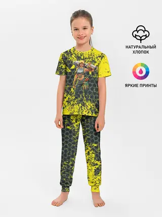 Детская пижама с брюками / Valorant: RAZE